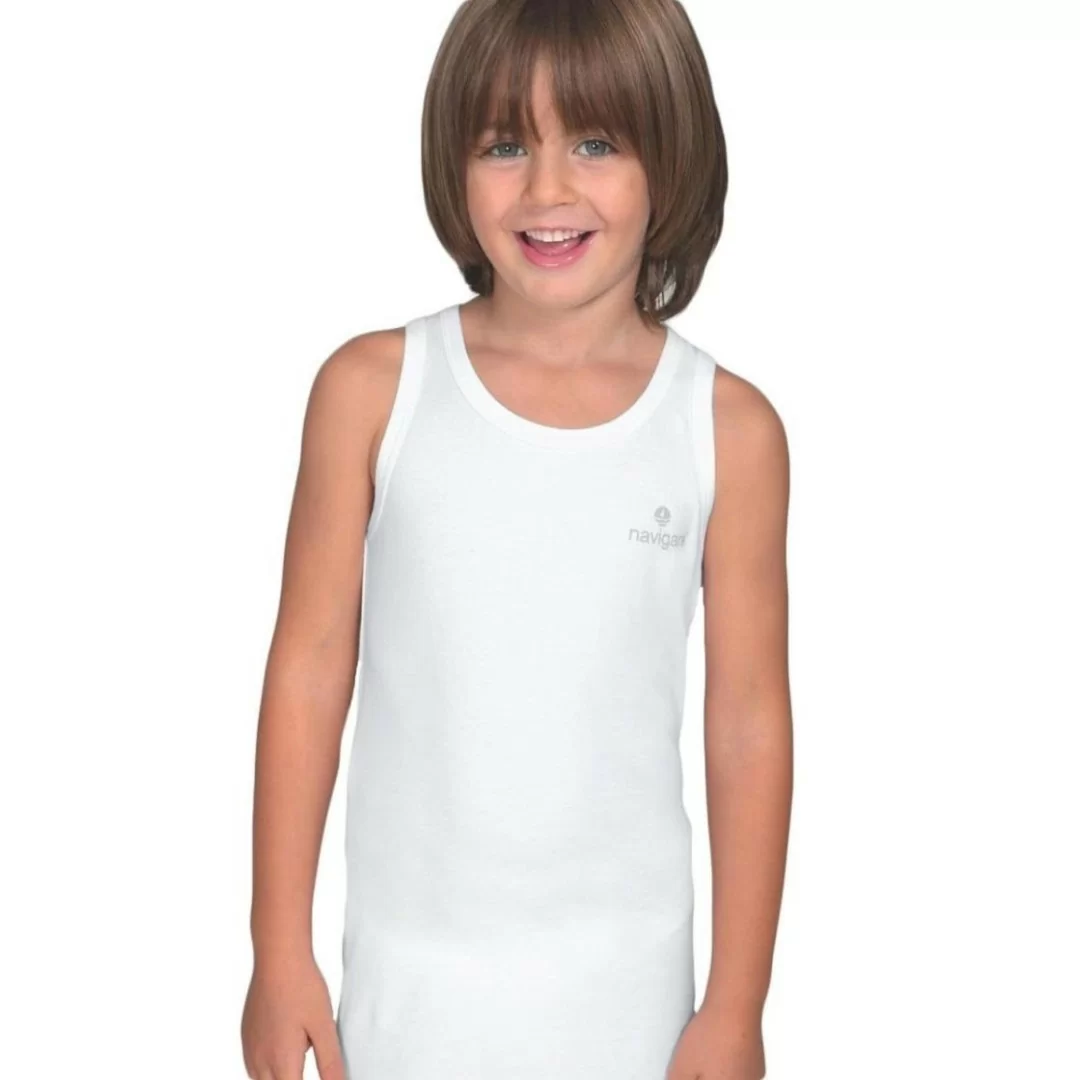 Canotta Bimbo Spalla Larga Cotone Navigare art. 13021 2
