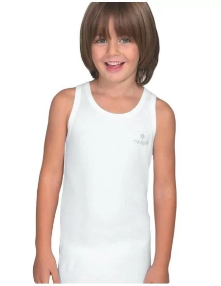 Canotta Bimbo Spalla Larga Cotone Navigare art. 13021