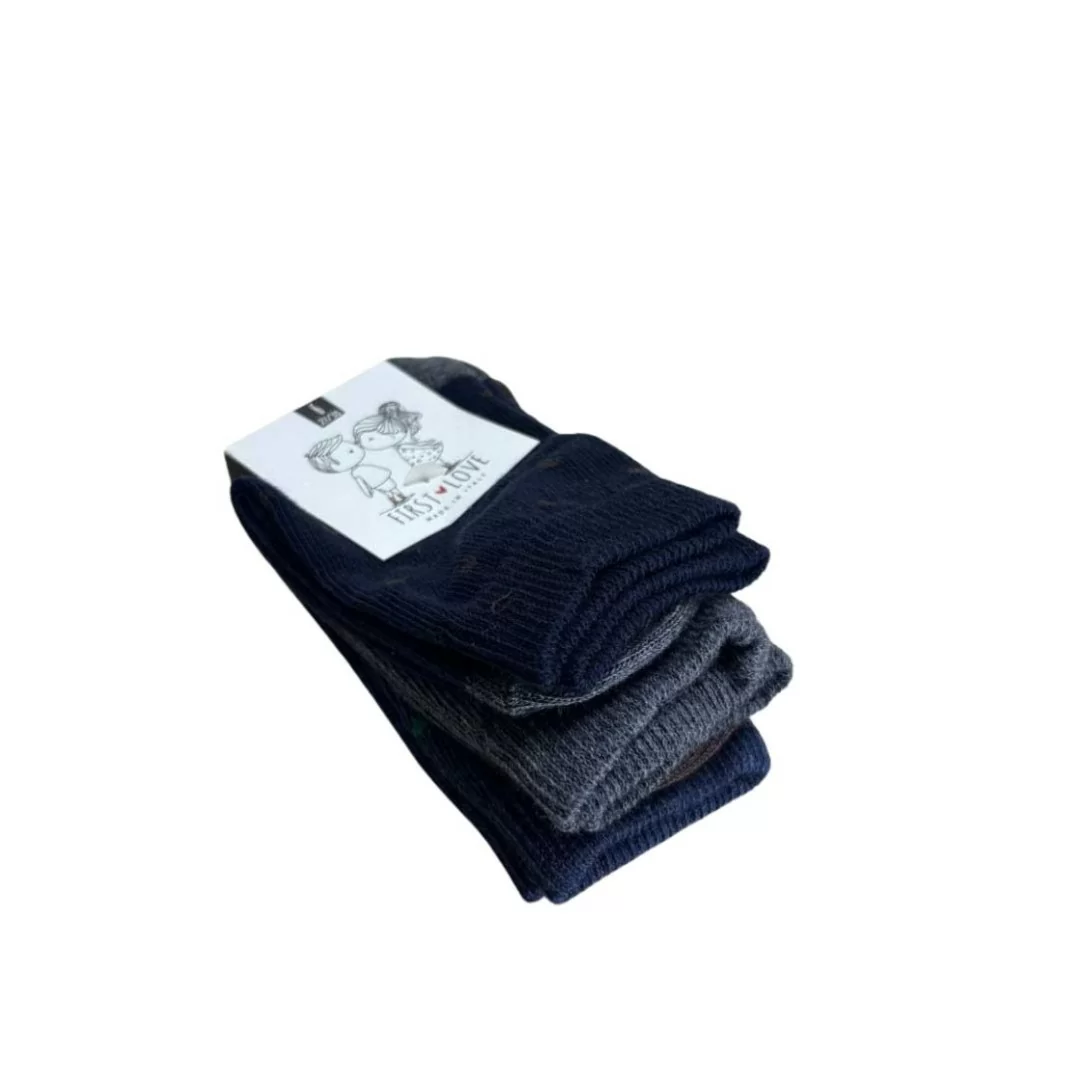 Calzini Bambino First Love art. 27BCF Tris Caldo Cotone