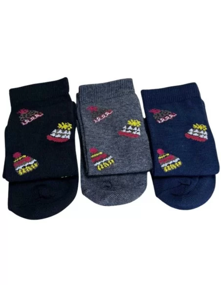 Calzini Bambino First Love art. 36BLF Tris Caldo Cotone