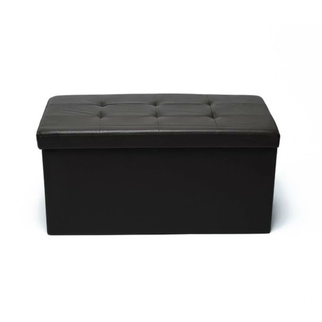 Panca Contenitore Ecopelle LineaBlu 76x38x38cm