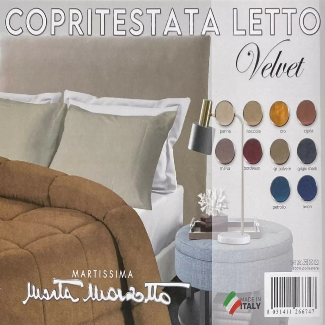 Copritestata Letto Marta Marzotto art. Velvet