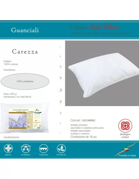 Guanciale Anallergico Effe art. Carezza