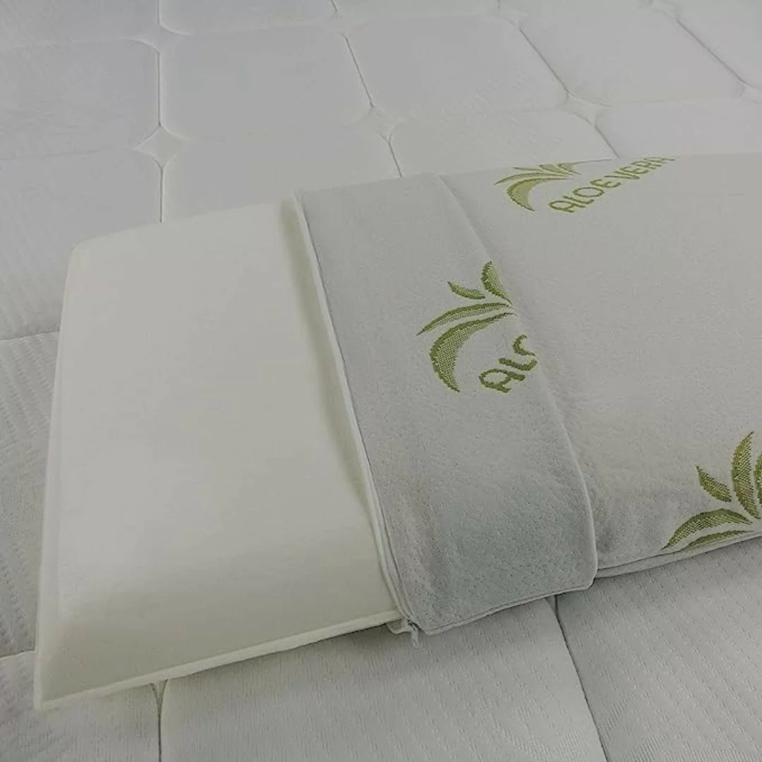 Guanciale Memory Aloe Vera Saponetta 50x80cm H15cm