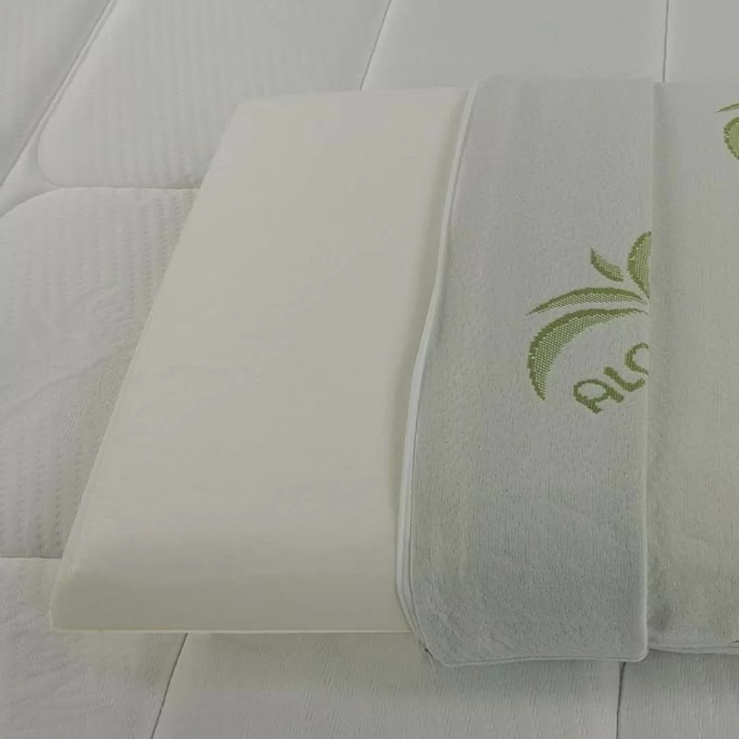 Guanciale Memory Aloe Vera Saponetta 50x80cm H15cm