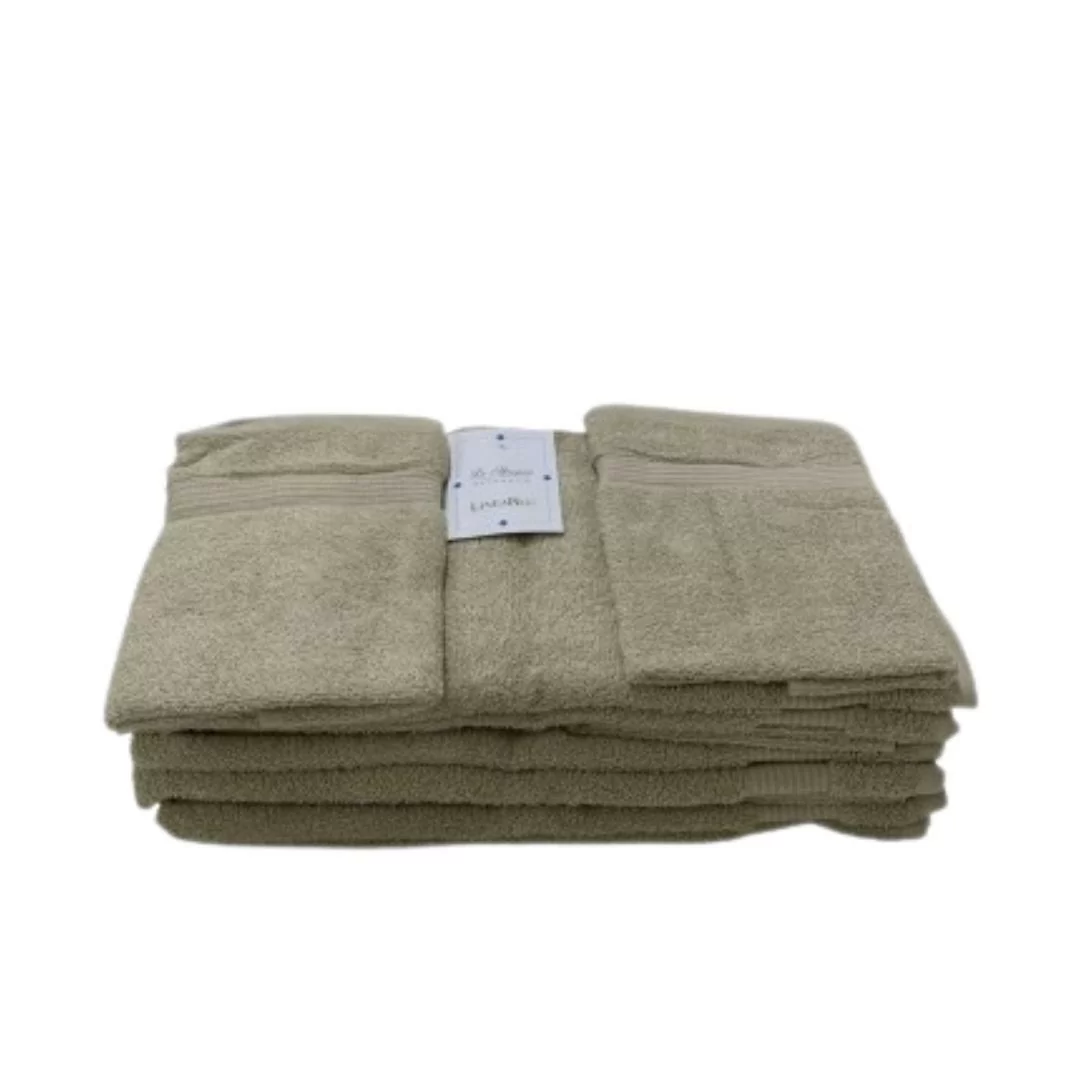 Coppia Asciugamani LineaBlu art. Gold Spugna 500gr/mq 2