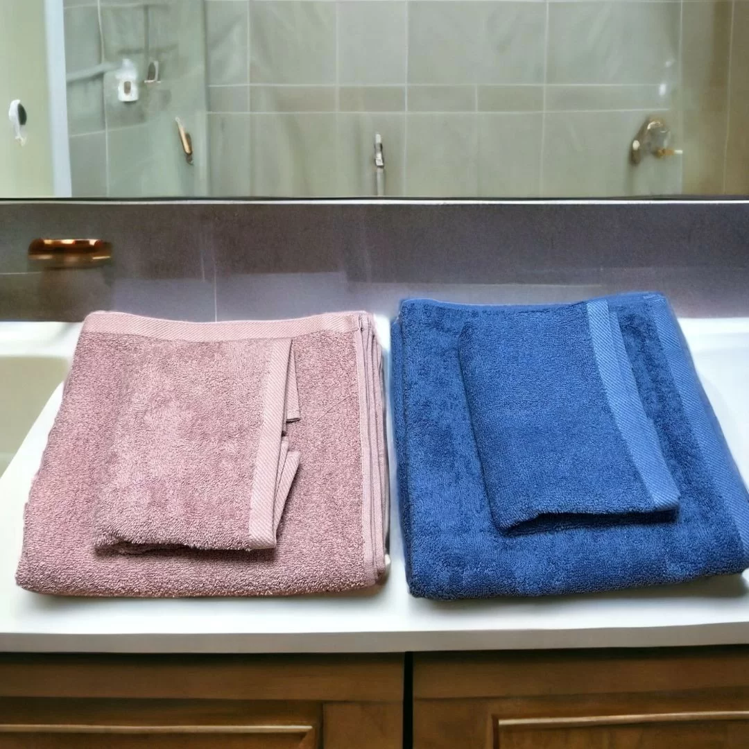 Coppia Asciugamani Lui e Lei LineaBlu art. Marte Spugna...