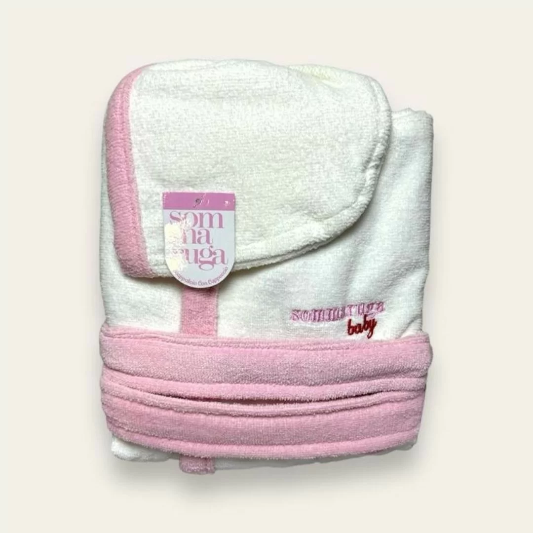 Accappatoio Bambina Spugna Sommaruga art. S100/M 300gr/mq