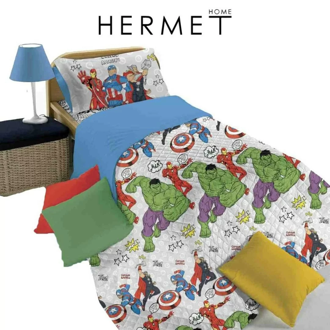 Copriletto Trapuntato Singolo Hermet art....