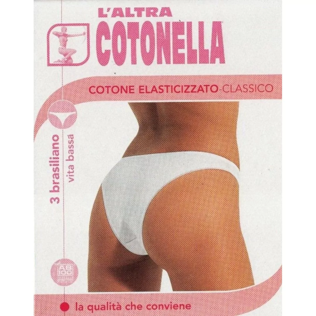 Brasiliana Mutanda Cotone Cotonella art. 3942 Tripack