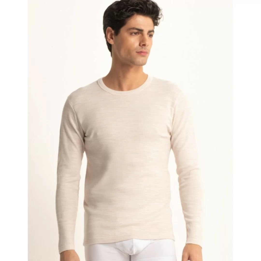 Maglia Intima Uomo Lana Manica Lunga Kissimo art. WM500