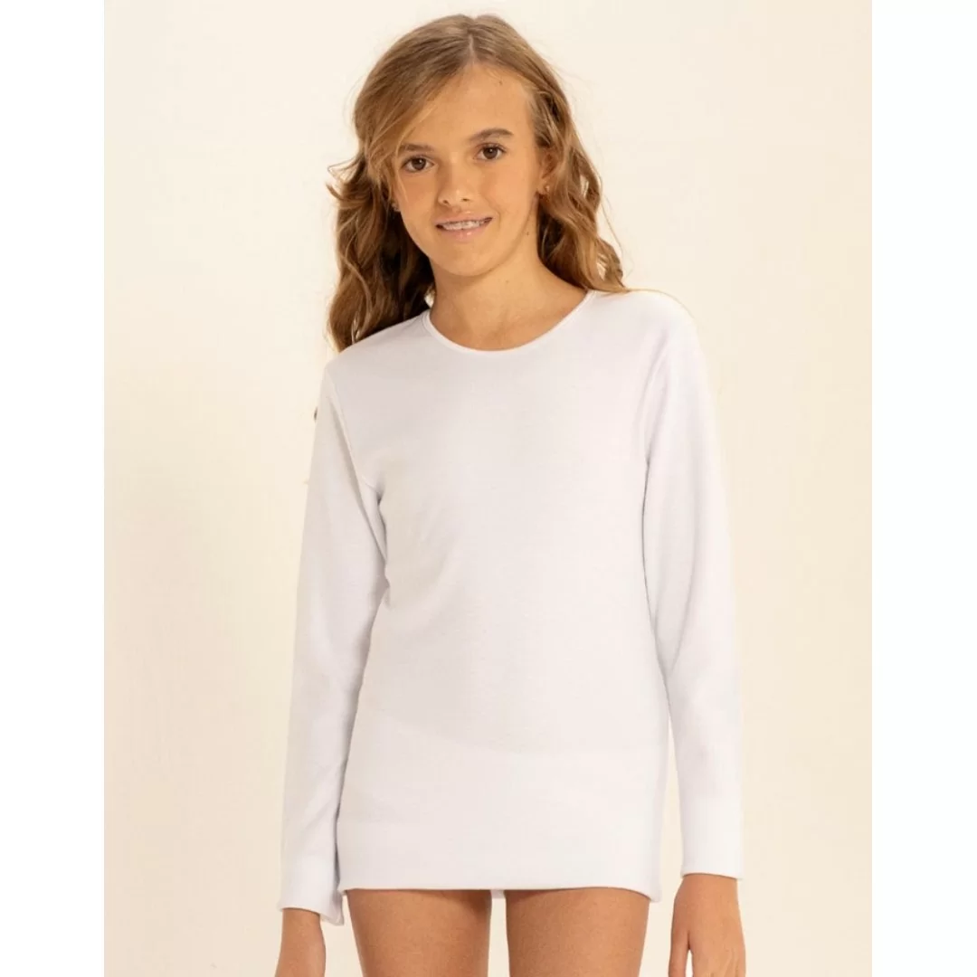 Maglia Manica Lunga Cotone Bambina Kissimo art. PB195