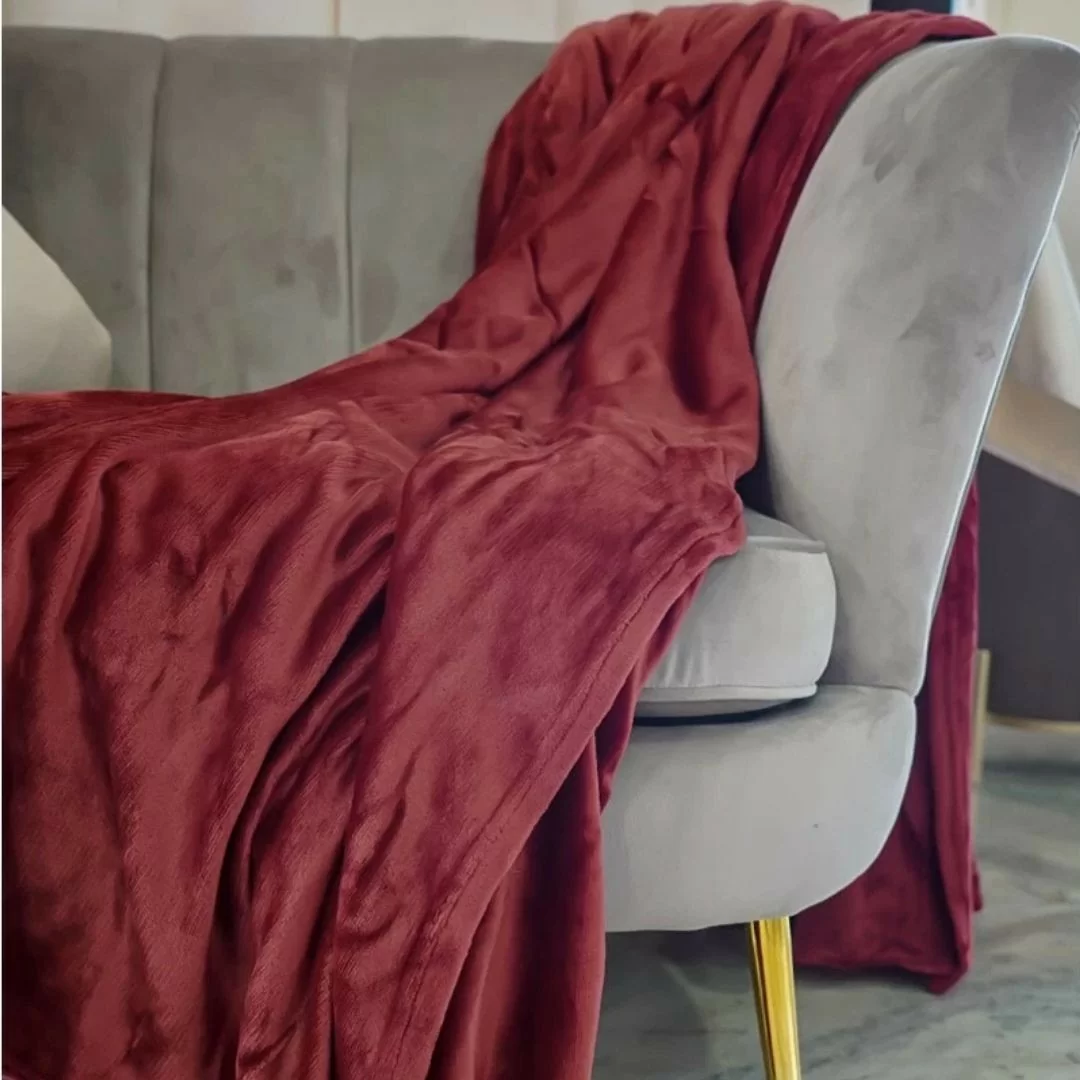 Plaid Singolo Fancy Home art. Lugano Coral