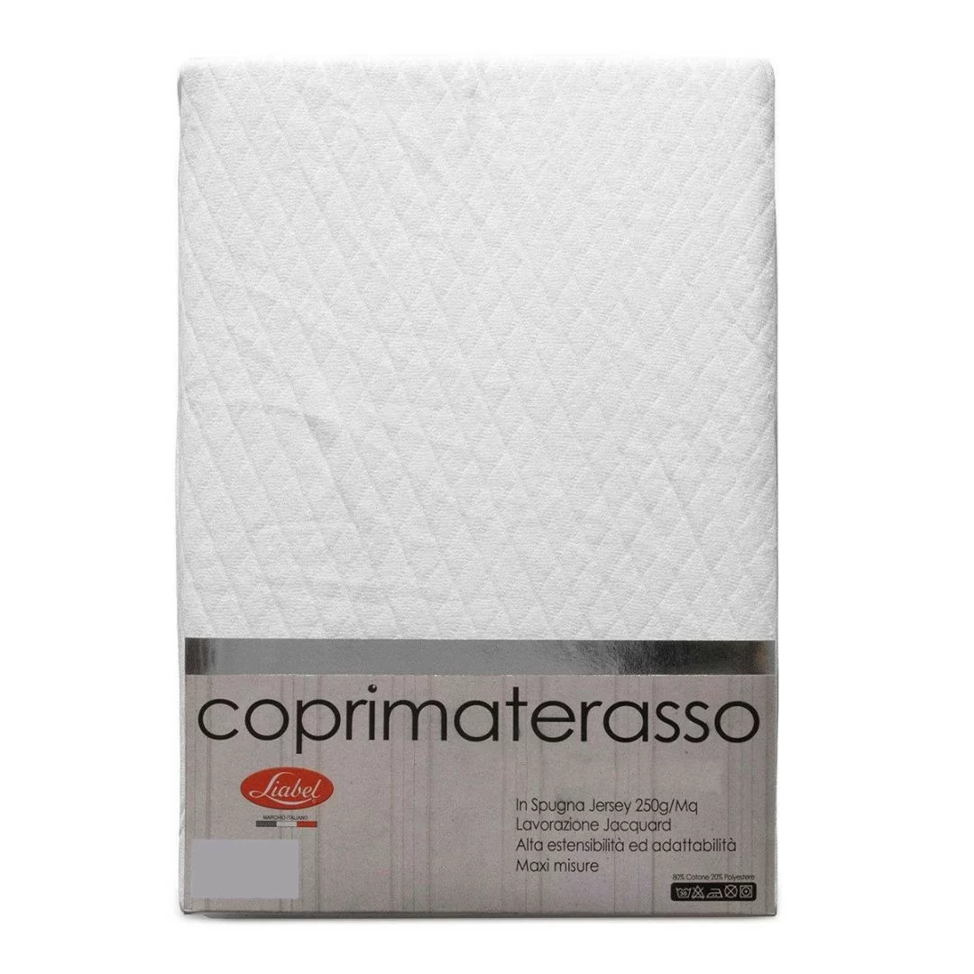 Coprimaterasso Singolo Liabel Stretch Spugna Jacquard