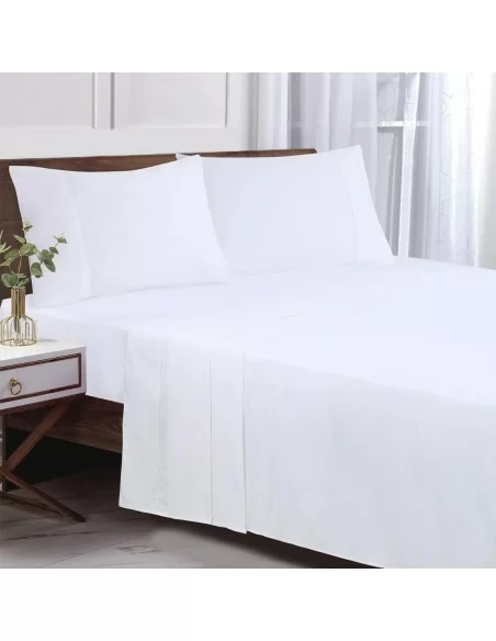 Completo Letto Una Piazza e Mezza Biancaluna art. Bianchissimo