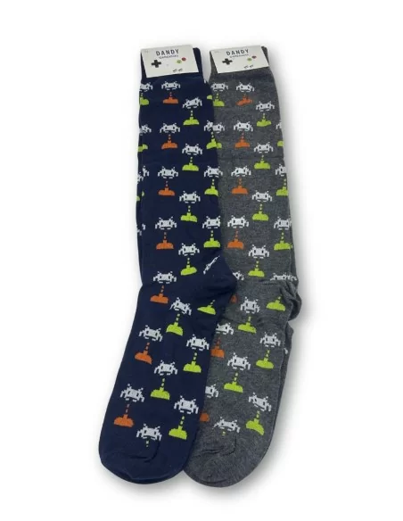 Calza Uomo Fantasia Lunga Dandy art. Gamesocks 584 LF