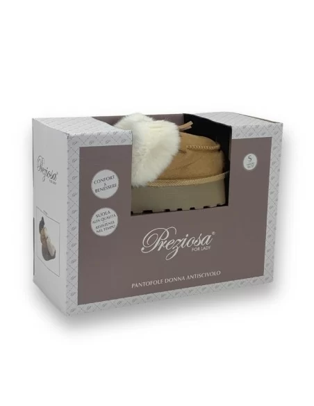 Pantofola Donna Invernale Preziosa Home art. 0281