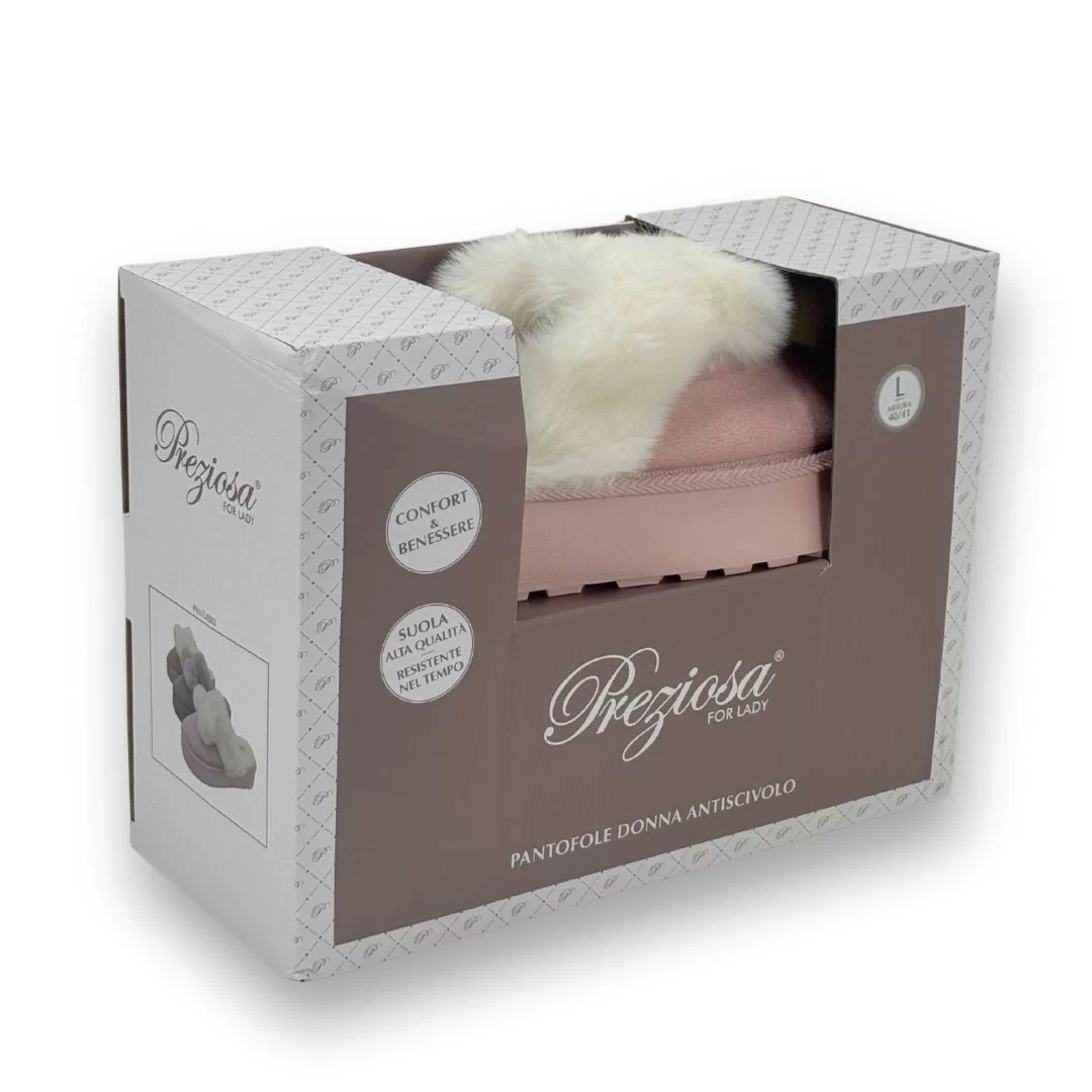 Pantofola Donna Invernale Preziosa Home art. 0282