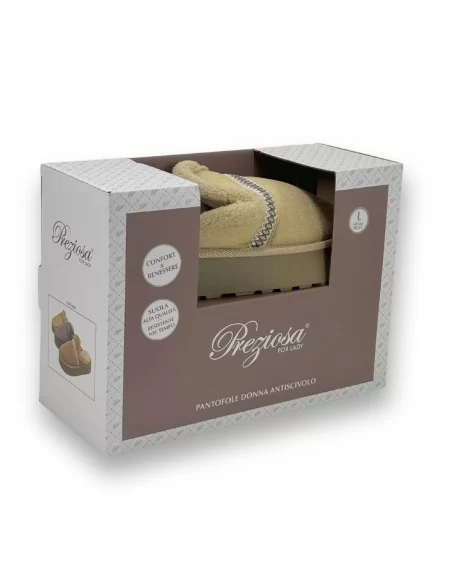 Pantofola Donna Invernale Preziosa Home art. 0284