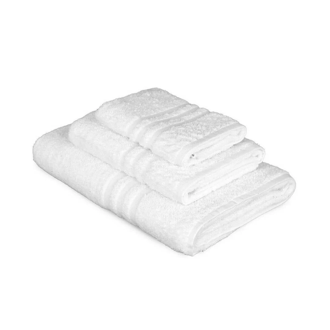 Tris Asciugamani Bagno LineaBlu art. Hotel Spugna 430gr/mq