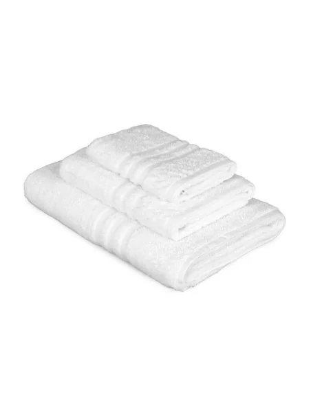 Tris Asciugamani Bagno LineaBlu art. Hotel Spugna 430gr/mq