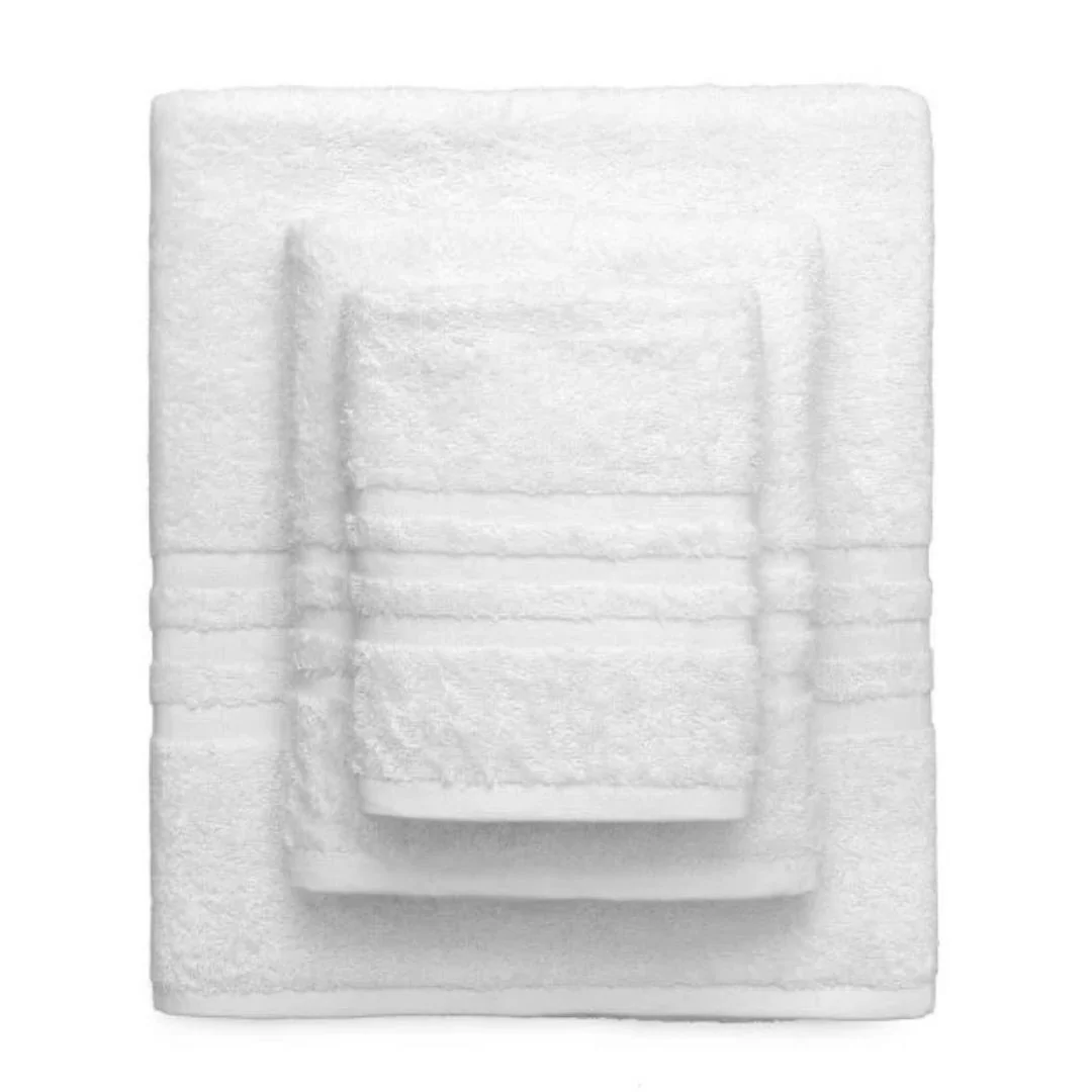 Tris Asciugamani Bagno LineaBlu art. Hotel Spugna 430gr/mq 2