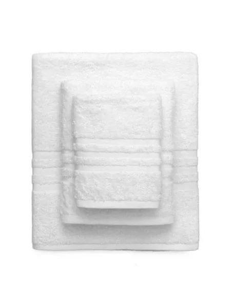 Tris Asciugamani Bagno LineaBlu art. Hotel Spugna 430gr/mq