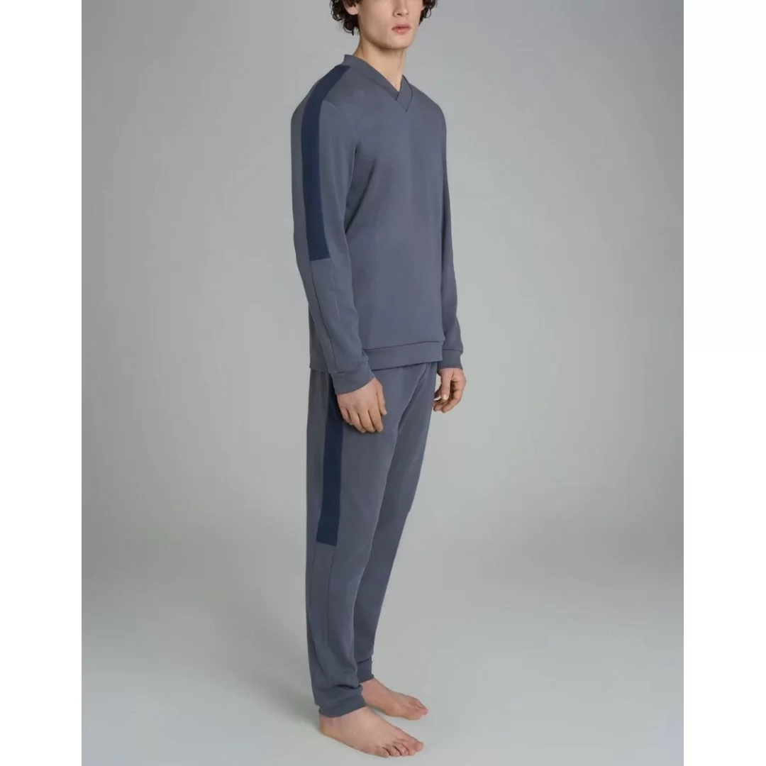 Pigiama Caldo Cotone Uomo Ragno art. U990N2 Scollo a V