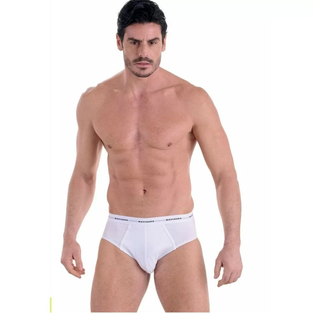 Slip Uomo Navigare art. 102T Tripack Cotone Bielastico 2