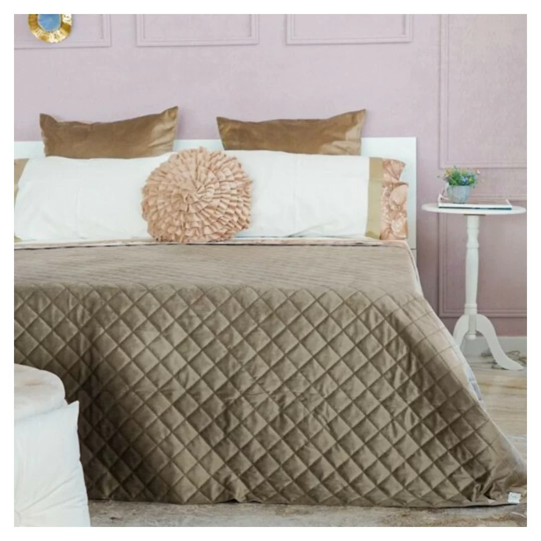 Copriletto in Velluto Matrimoniale Frutta art. Velvet