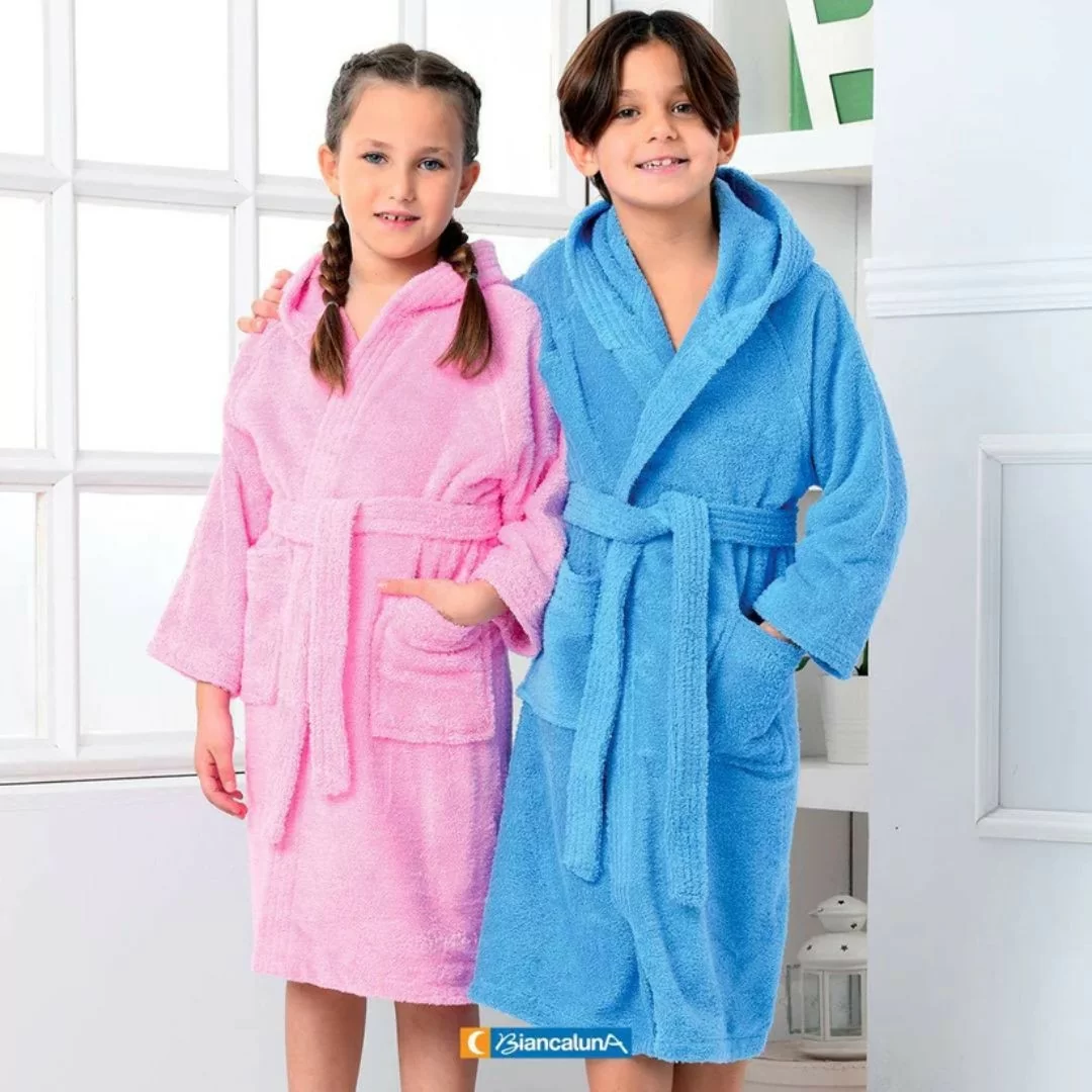 Accappatoio Spugna Biancaluna Colored art. Live Colors...