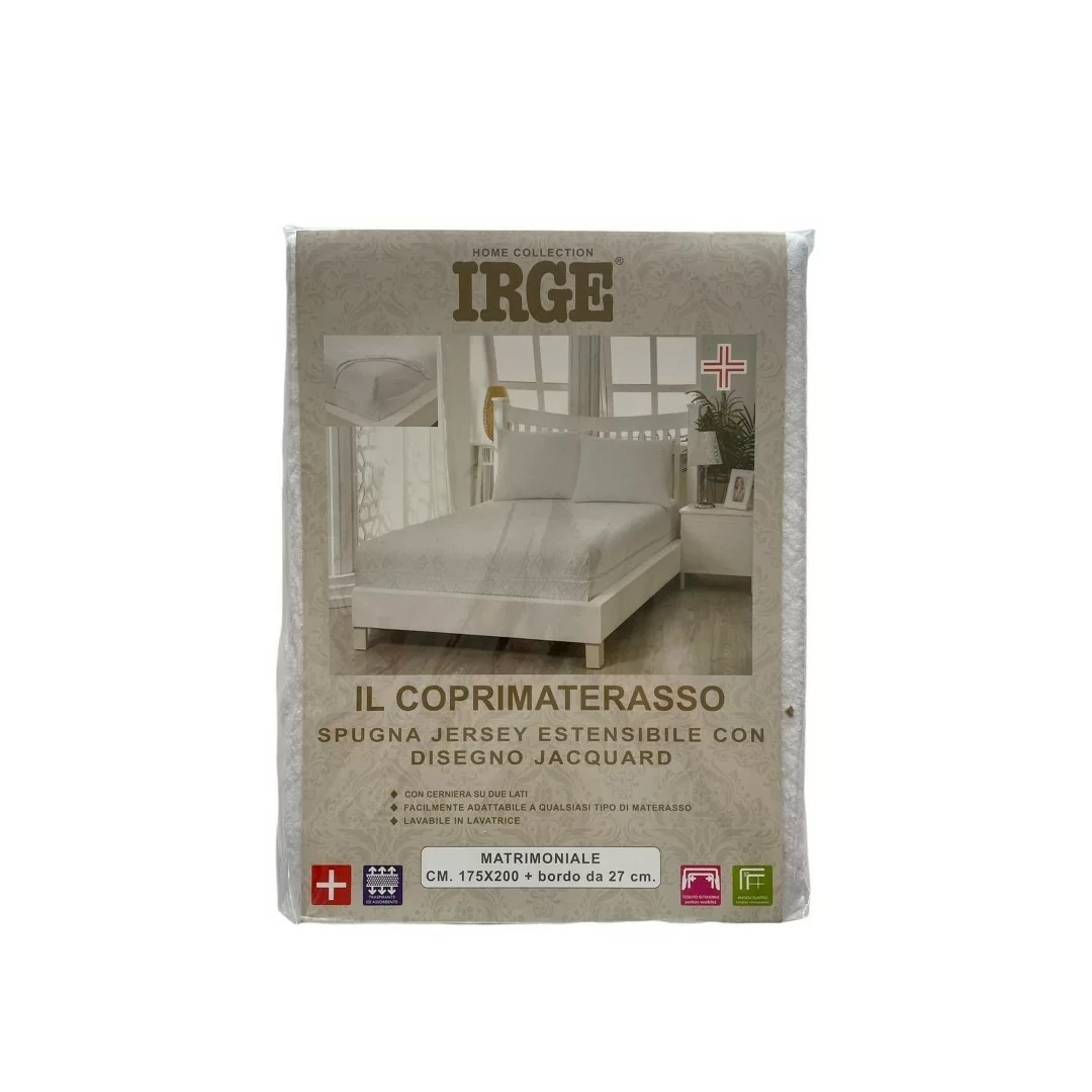 Coprimaterasso Matrimoniale Spugna Irge Jersey