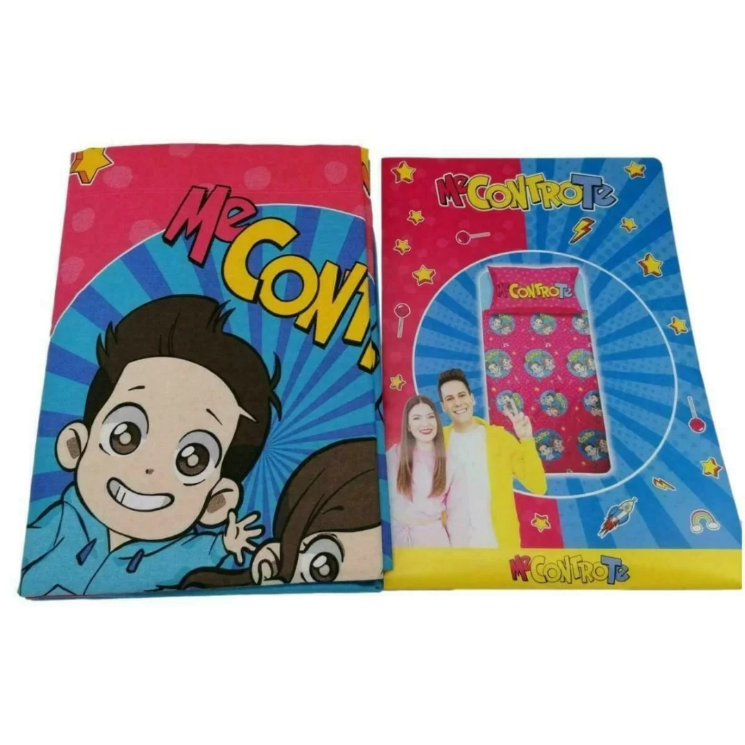 Completo Letto Singolo Me Contro Te 100% Cotone 2