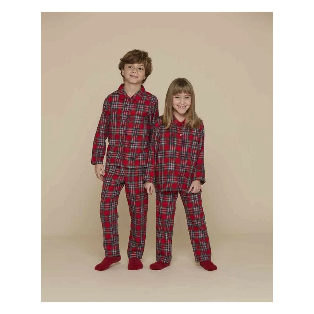 Pigiama Natalizio Bambino Flanella Noi Di Notte art....