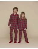 Pigiama Natalizio Bambina Flanella Noi Di Notte art. FE2297AB