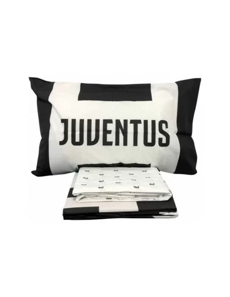 Completo Letto Singolo Puro Cotone Juventus Ufficiale
