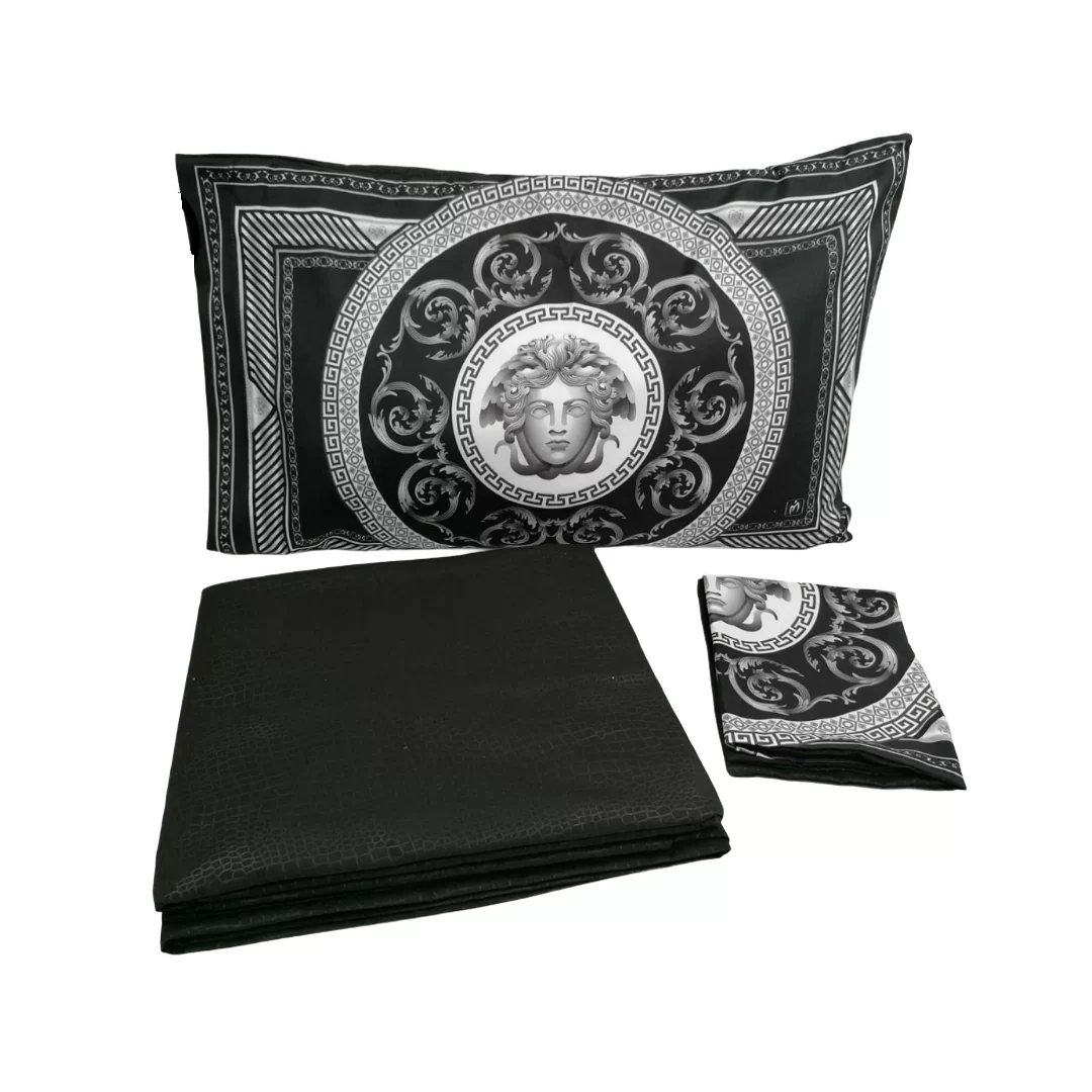 Completo Letto Matrimoniale Marta Marzotto art. Medusa disegno Versace