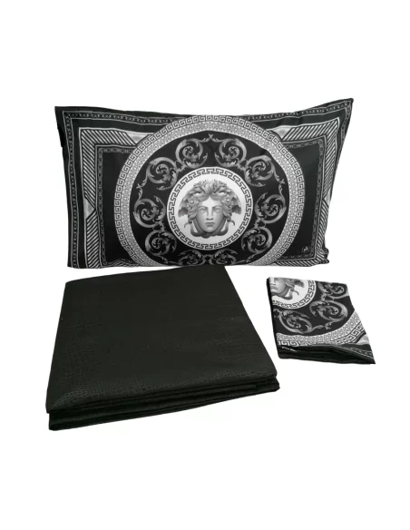 Completo Letto Matrimoniale Marta Marzotto art. Medusa disegno Versace