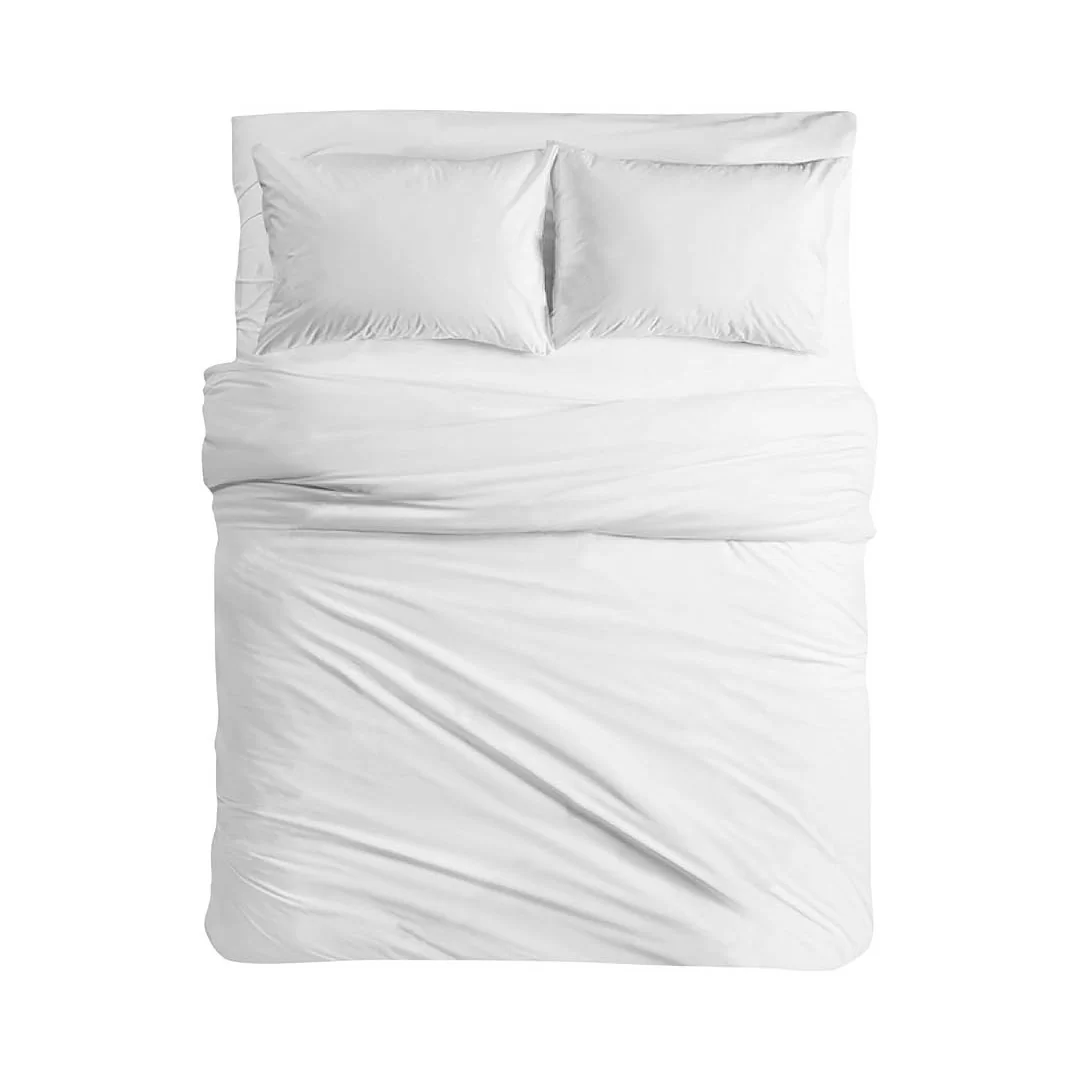 Completo Letto Matrimoniale Biancaluna H30 Puro Cotone 2