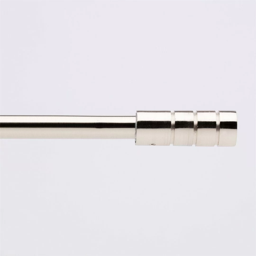 Bastone Tenda Acciaio Linea Oro art. Tubo Rigato Lucido