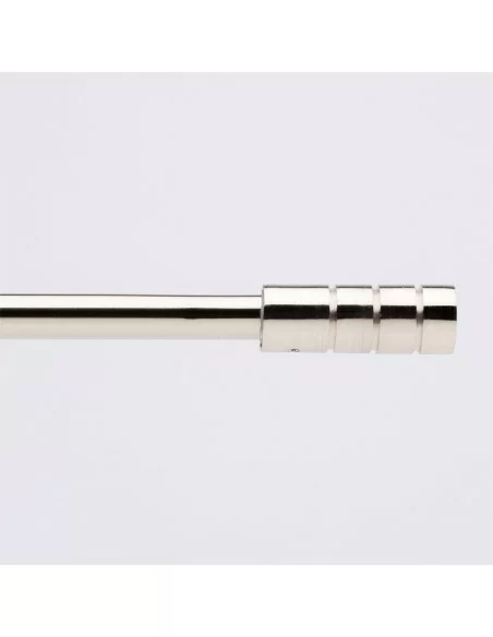 Bastone Tenda Acciaio Linea Oro art. Tubo Rigato Lucido