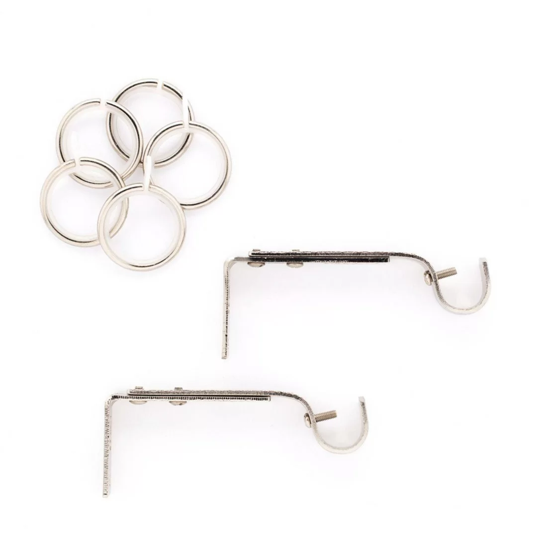 Bastone Tenda Acciaio Linea Oro art. Tubo Rigato Lucido 2