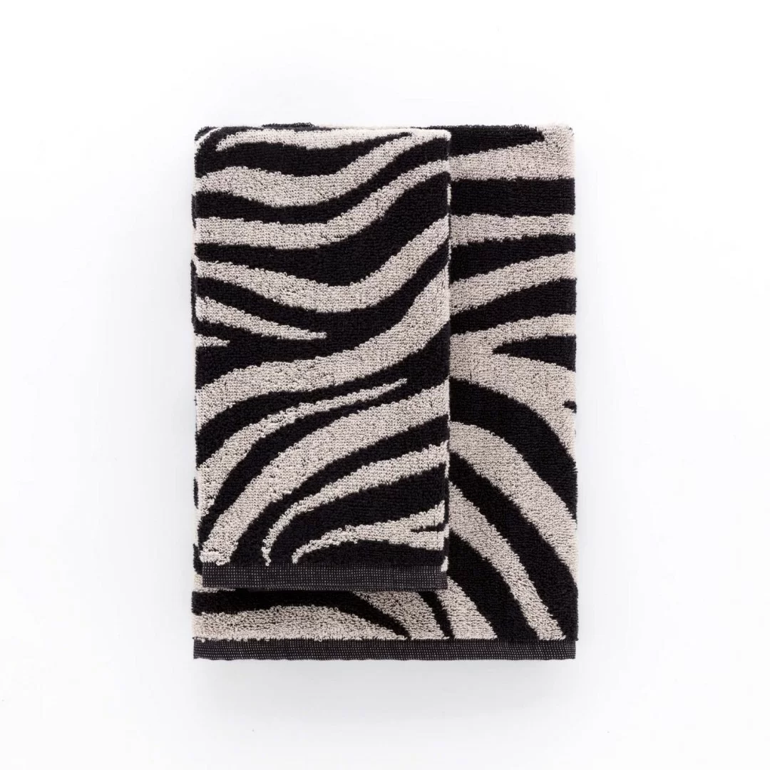 Coppia Asciugamani Spugna Linea Oro art. Zebra 450gr/mq