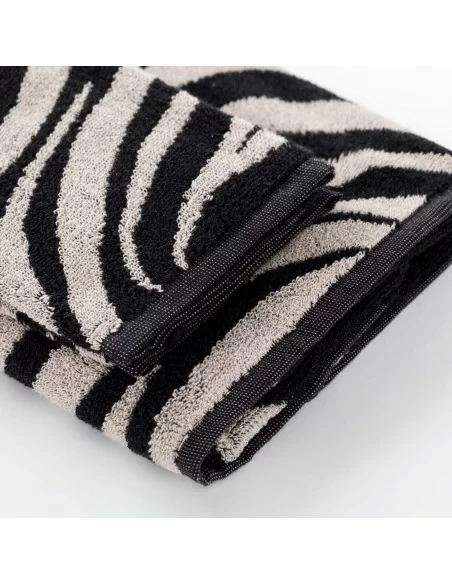 Coppia Asciugamani Spugna Linea Oro art. Zebra 450gr/mq