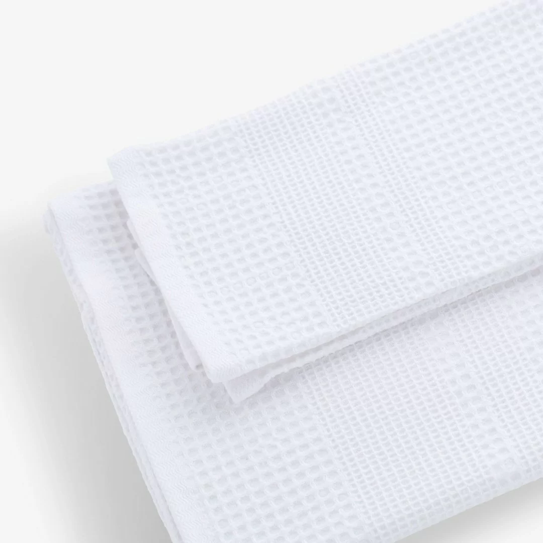 Coppia Asciugamani Linea Oro Nido d'Ape Cotone 280gr/mq 2