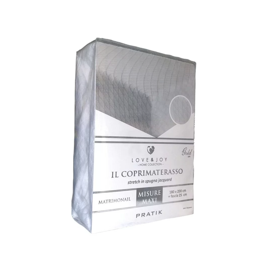 Coprimaterasso Matrimoniale Spugna Jacquard...