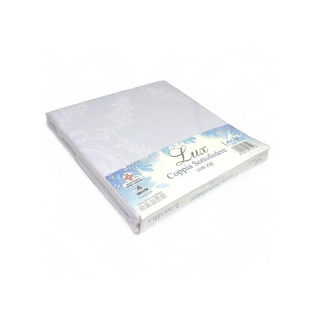 Copricuscini Letto Coppia con Zip LineaBlu art....