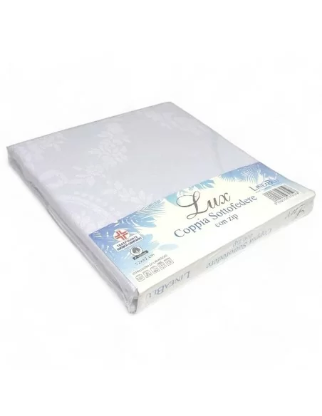 Copricuscini Letto Coppia con Zip LineaBlu art. Lux 52x82cm