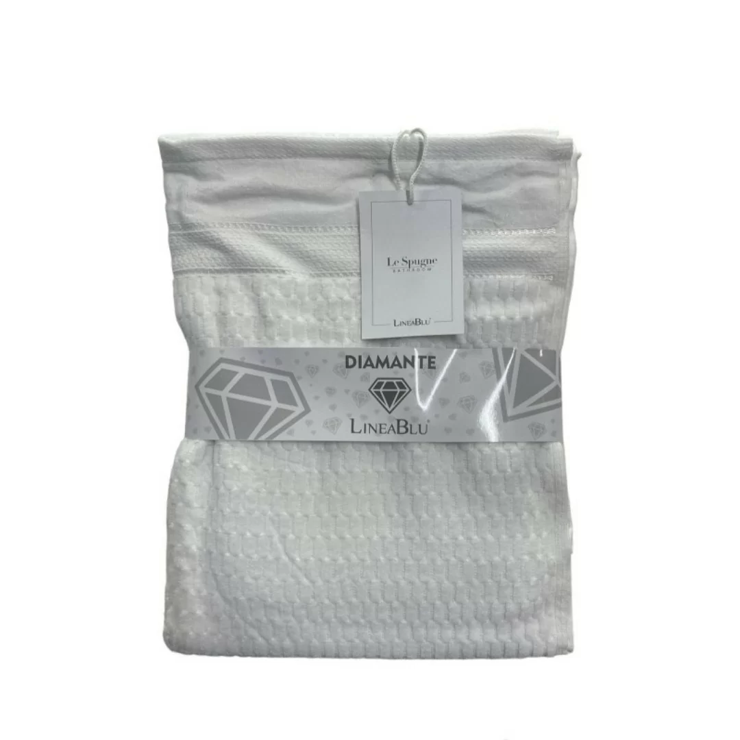 Tris Asciugamani Bagno LineaBlu Diamante 2