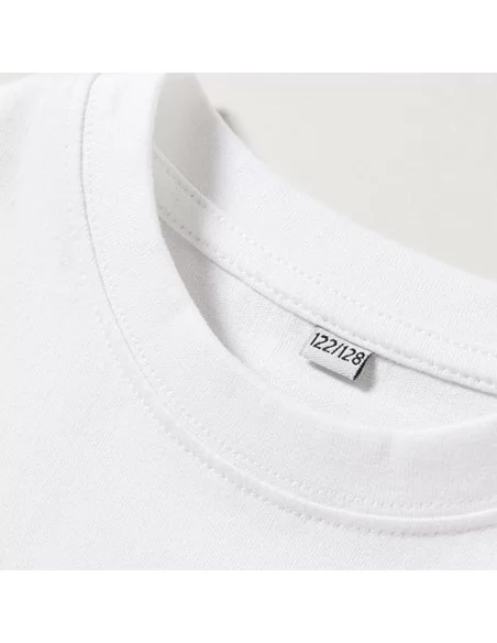 T Shirt Manica Corta Scuola Unisex 100% Cotone